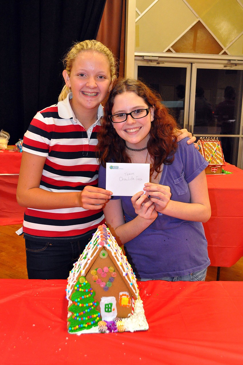 Charlotte Tech Centerâ€™s Montanna Williamson, 15, and Amanda Pajaro, 17, won first place in the Iron Chef competition Saturday, Dec. 15, at the Potter Building.