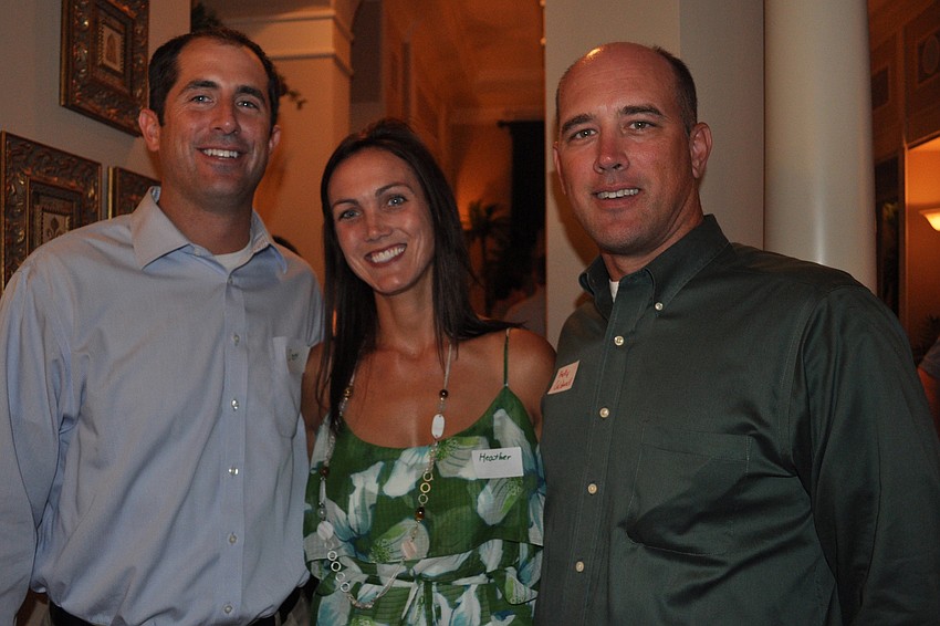 Scott and Heather Antritt with Kelly Caldwell