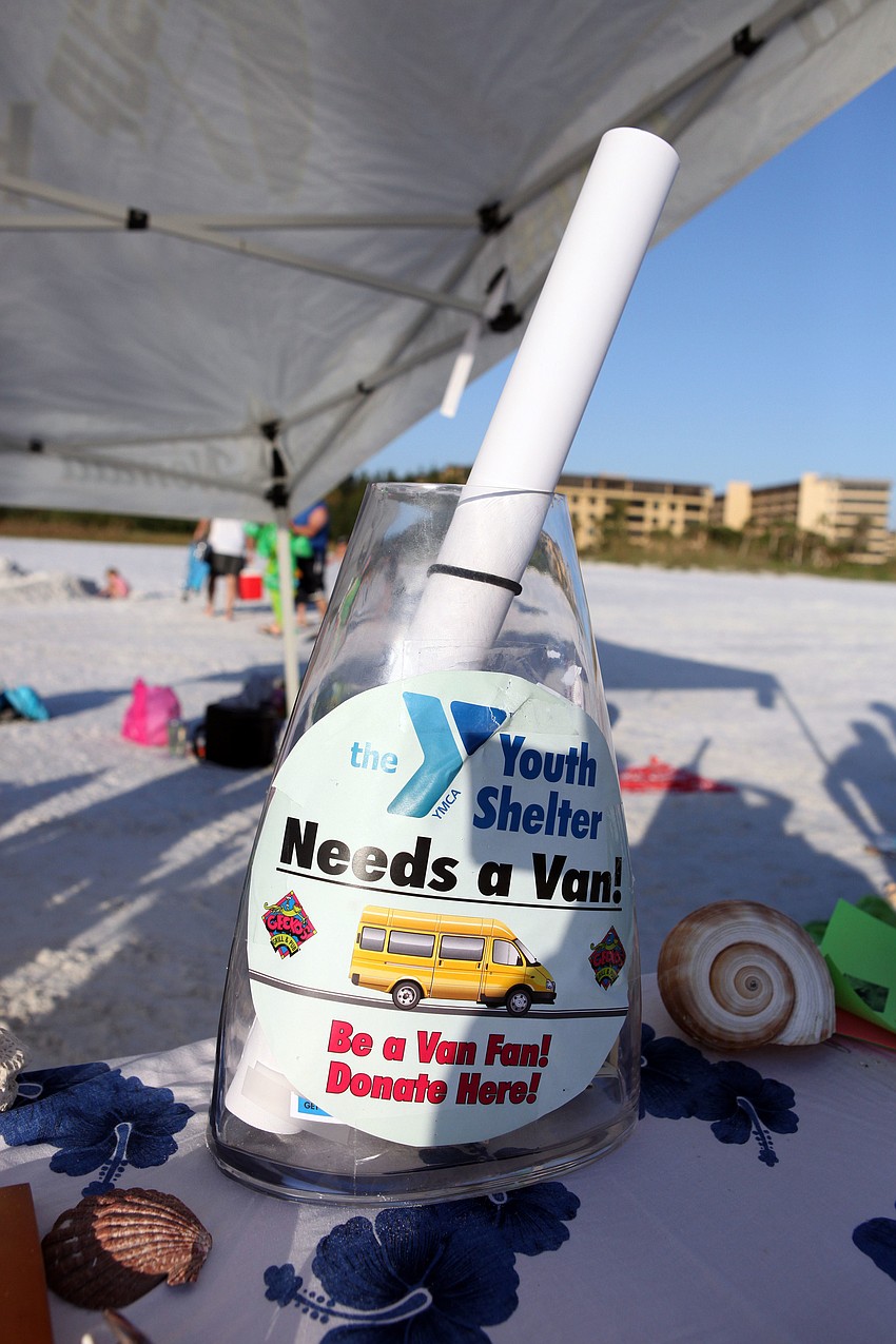 People were encouraged to donate money and clothing over the 24-hour period that the paddleboarding challenge was happening.
