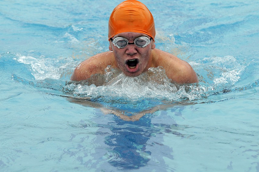 Sophomore Patrick Healy finished fifth in the 200 IM for Southeast.