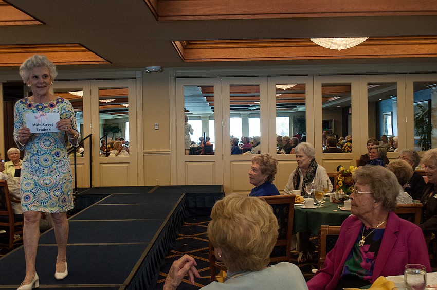 Jane Tracy models a Main Street Traders dress.