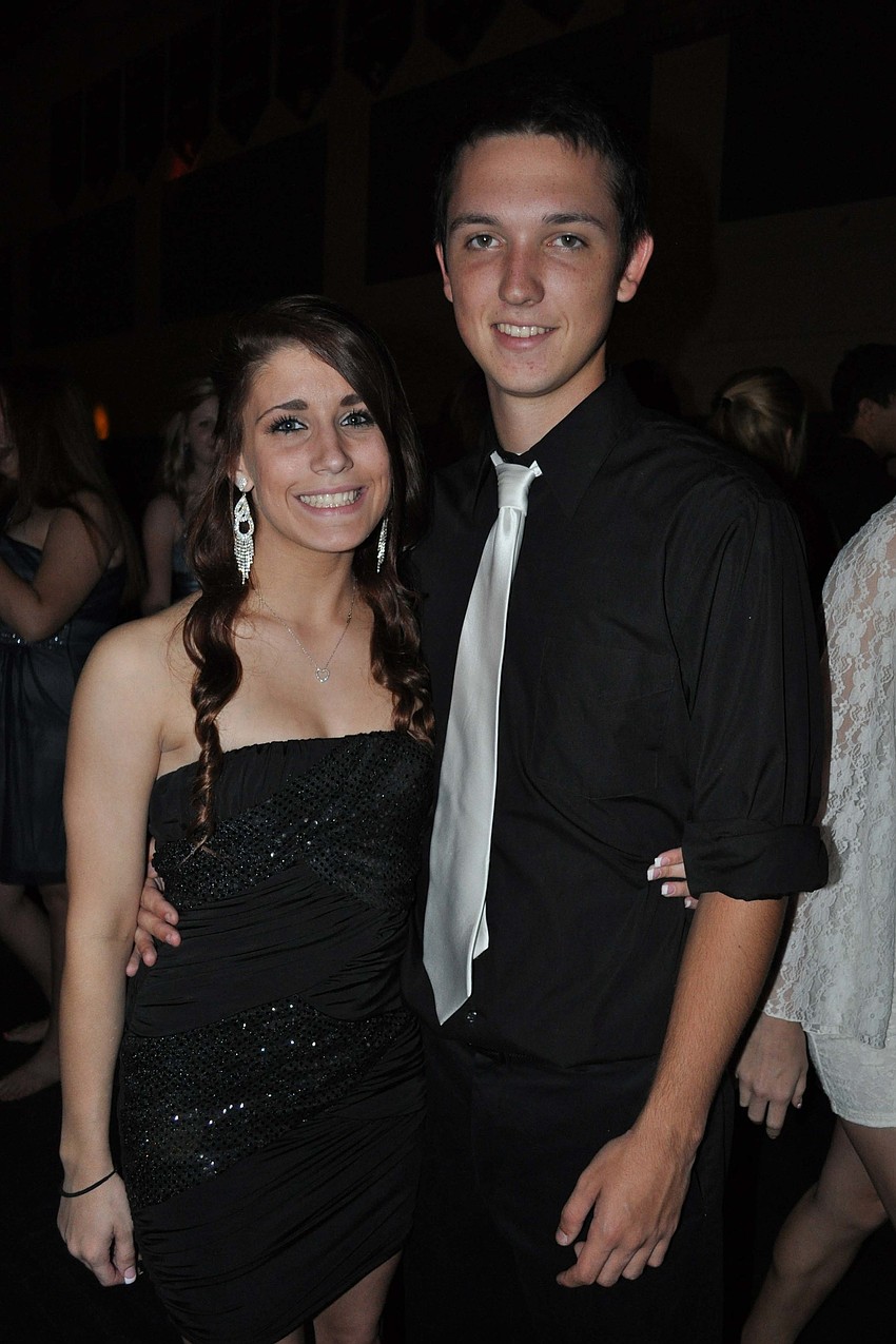 Seniors Alexa O'Keefe and Levi Courtney attended the Homecoming Dance Oct. 27.