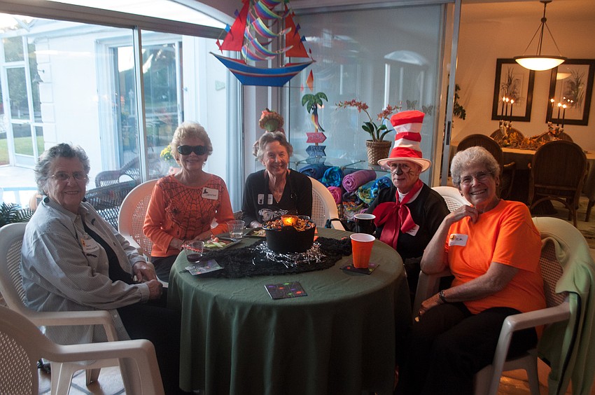 Pat Johnson, Christine Rose Kennedy, Clarice Schetter, Mary Lou Webster and Mimi Horwitz