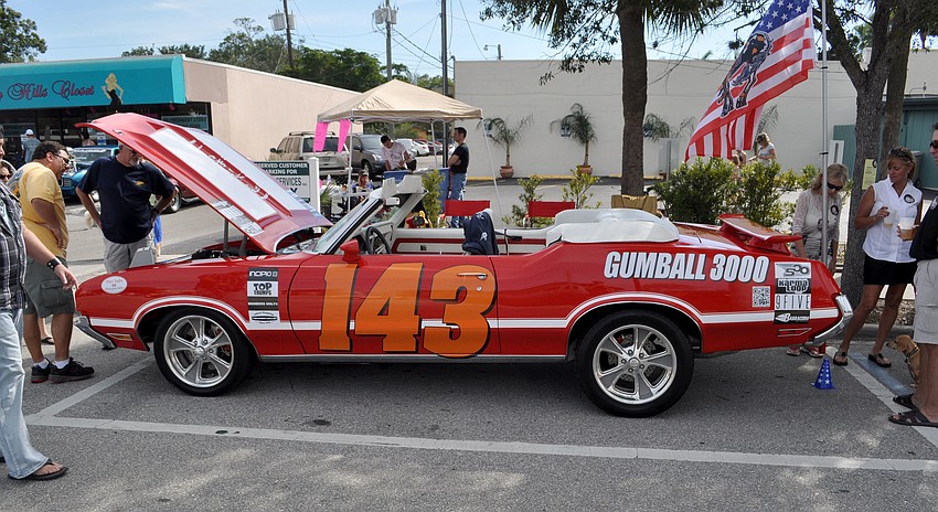 Debora Blomsterâ€™s 1972 Cutlass Supreme, which she took to the Gumball 3000 Rally earlier this year.