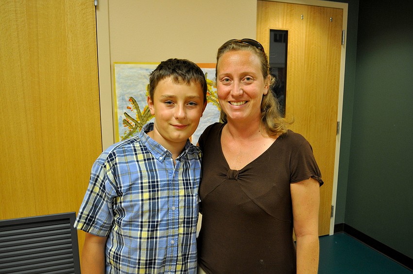 Erica Calcorzi with her son, Dylan.