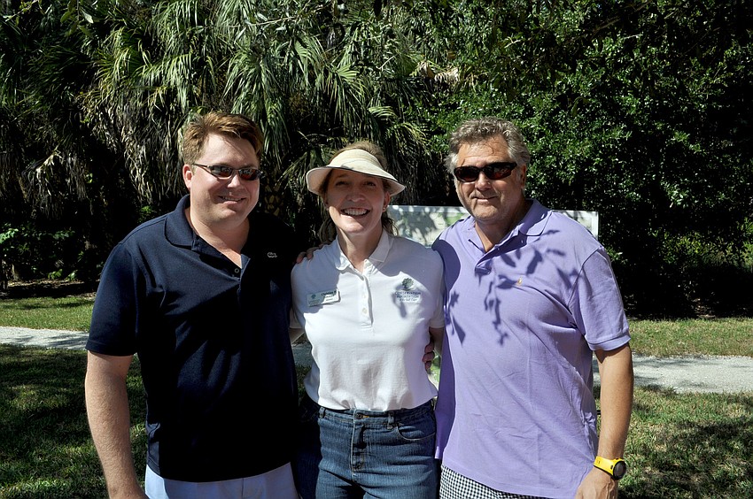 Board Chair Daniel DeLeo, President Christine Johnson and board member Peter Scanlon