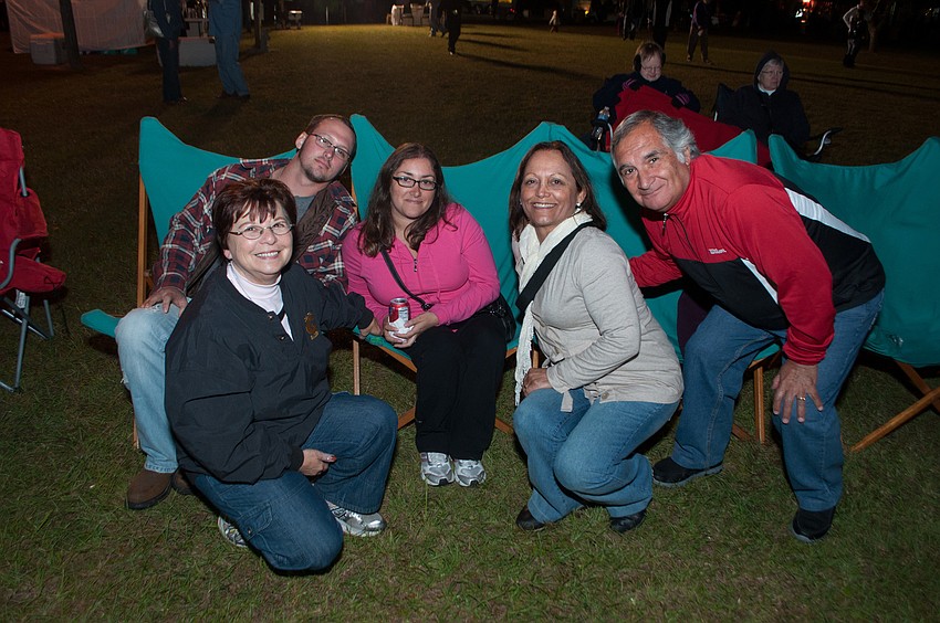 Jason Burchett, Janice Trout, Rosie Burchett, Rossana and Carlos Negrete