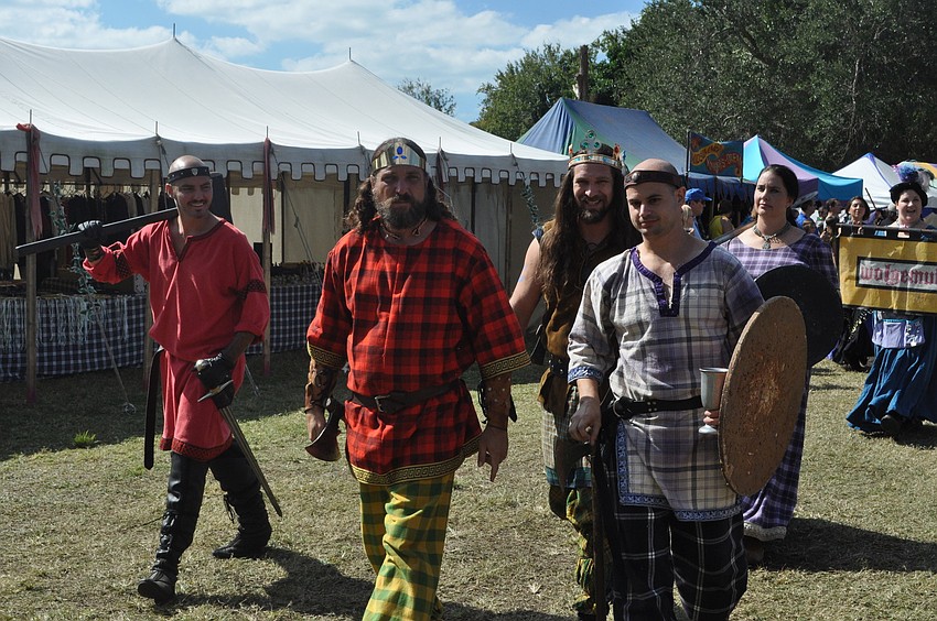 The high kings lead the parade.