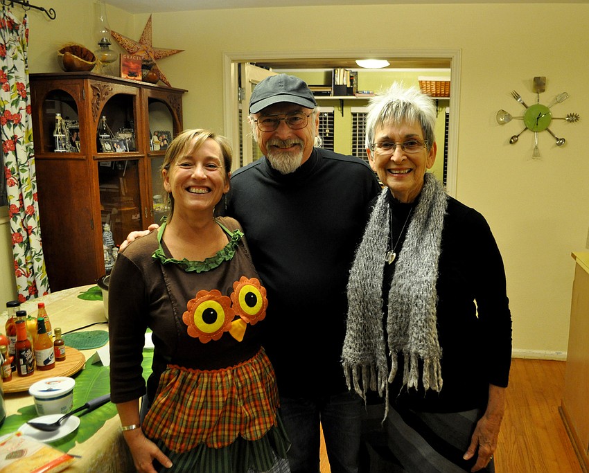 Hosts Theresa and Bob Fieberts with Judy Alexander
