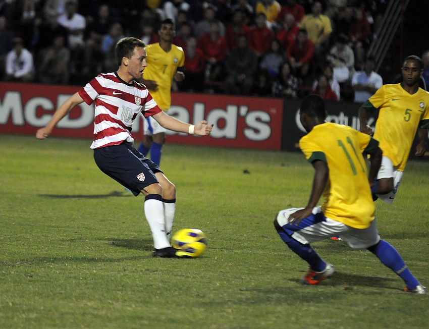 U.S. forward Corey Baird was credited with an assist.