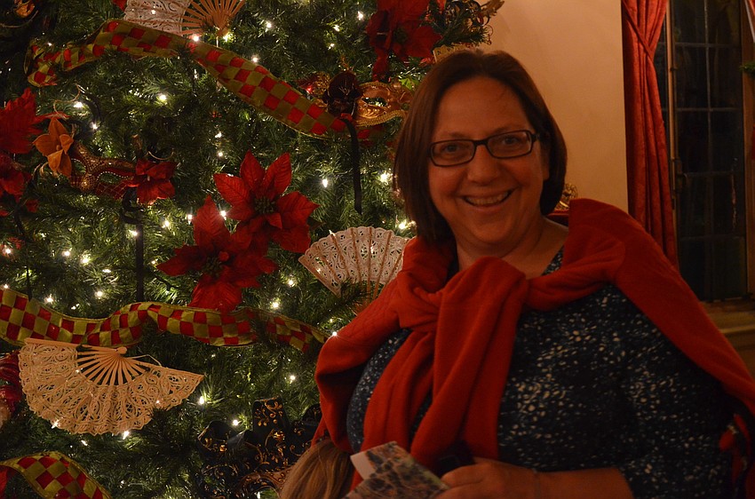 Barbara Floeer, from Germany, visits the CÃ¡ â€˜dâ€™Zan.