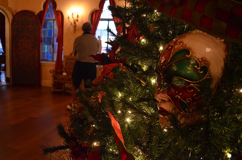 These Venetian style masks were imported from Italy.