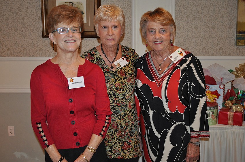 Lynne Bennett, Mary Ann Ross and Marge Carle