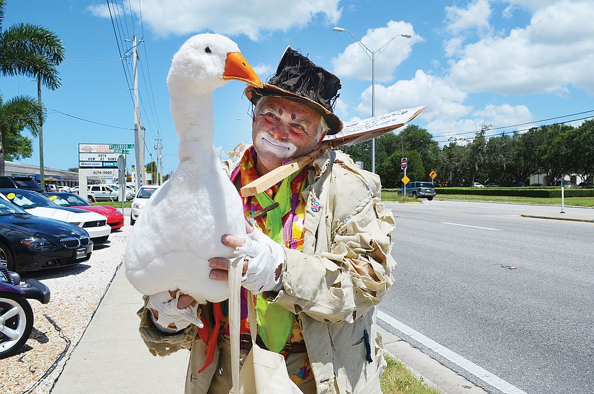 Levoie Hipps performed at the Circus Day fundraiser for Teeja Johnson, a 3-year-old diagnosed with neuroblastoma, at Encore Motorcars of Sarasota