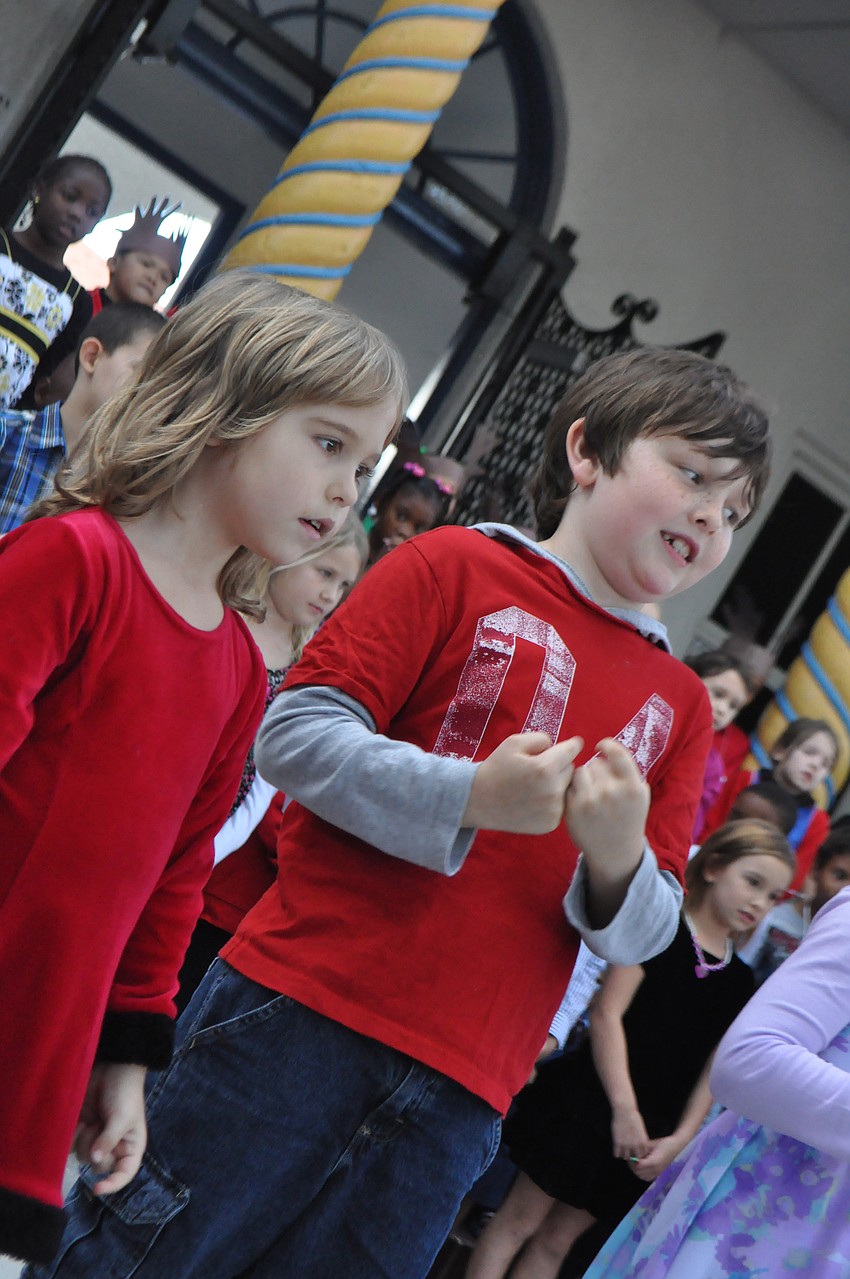 Katrina Humeny and Jareth Ecklyn sing â€œAll I Want for Christmas is my two Front Teeth.â€