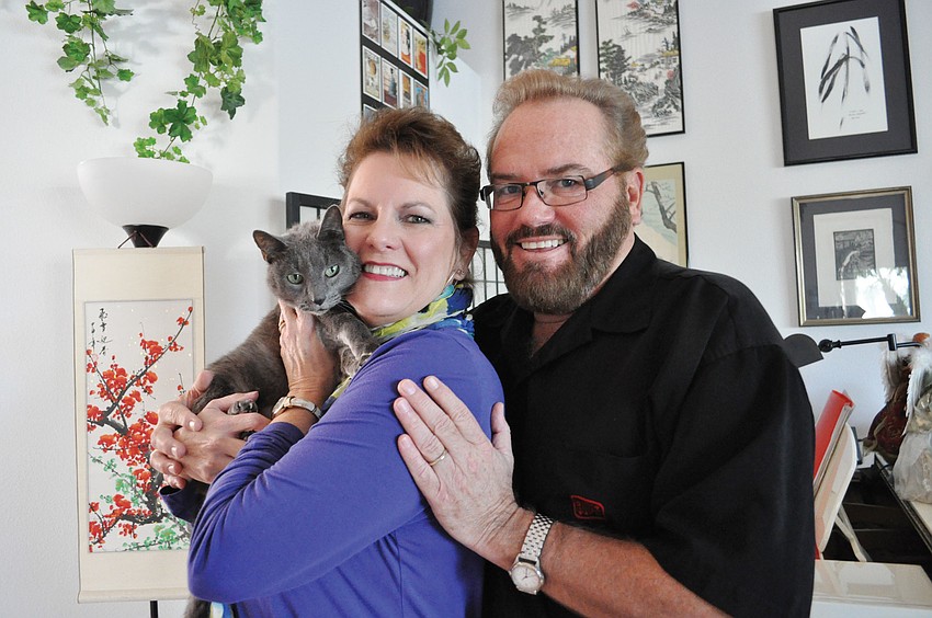 Opera singers Carol Sparrow and Randy Locke, of Palm-Aire, celebrated the 10th anniversary of their non-profit, OASIS, Opera for Animals: Singing is Saving. Published Jan. 26, 2012.