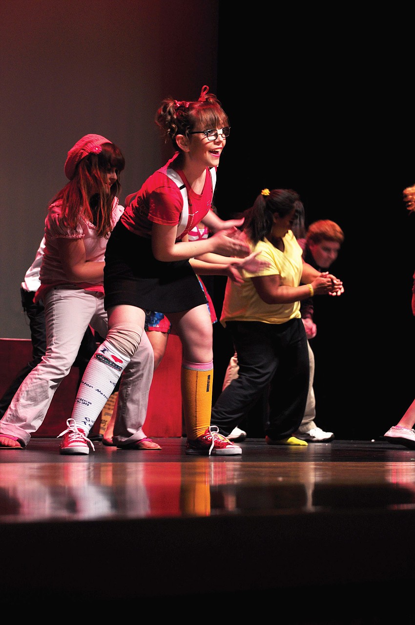 Emily Gartenberg and the other cast members danced to 