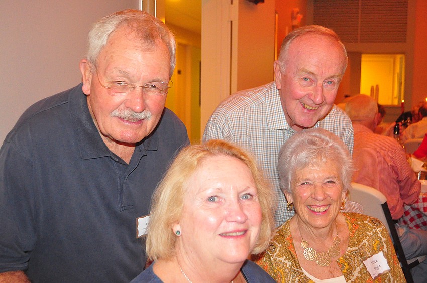 Front, Sue Pariseau and Ellen Boyle; Back, Mike Pariseau and Bob Boyle
