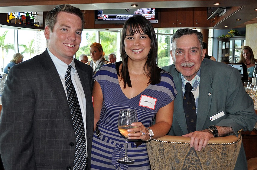 Corey and Jennet Schaul with Tom McNamara