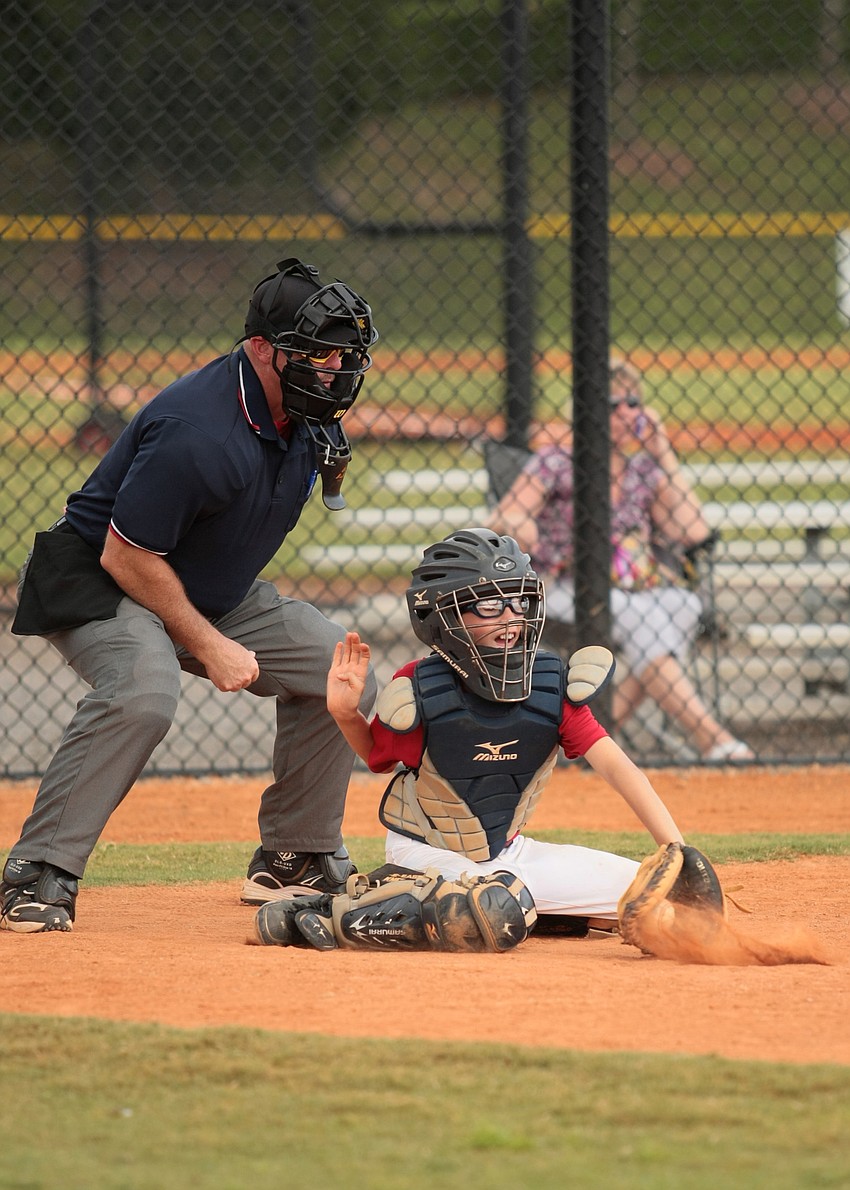 Adam Scott enjoyed playing behind the plate for the Indians.