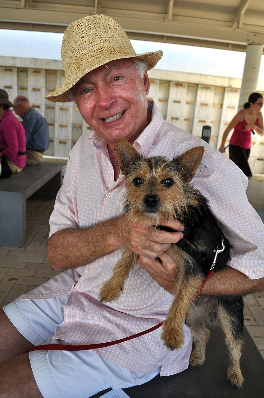 Fred Costin with Buddy, 12