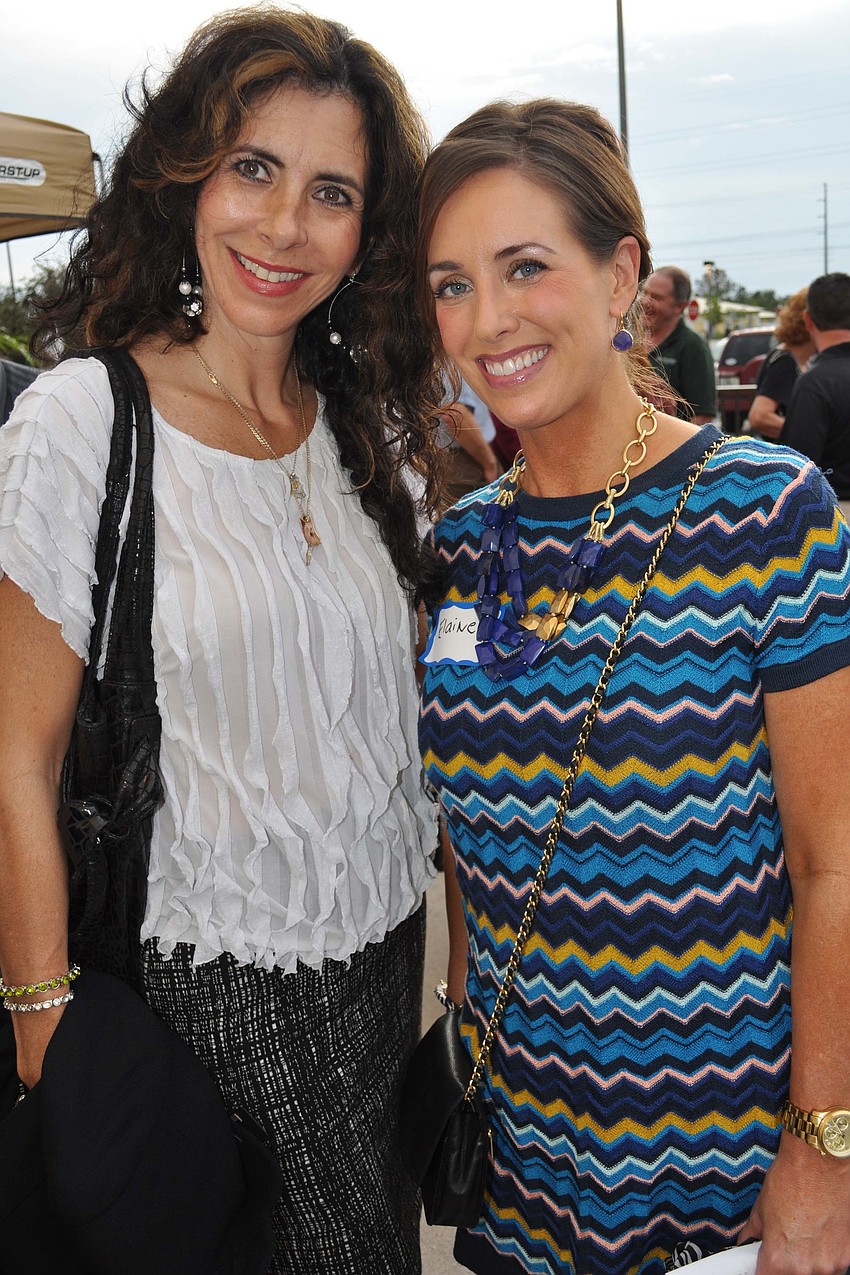Rosa Payson, of Mary Kay, with Elaine Reinhard, of Stella & Dot