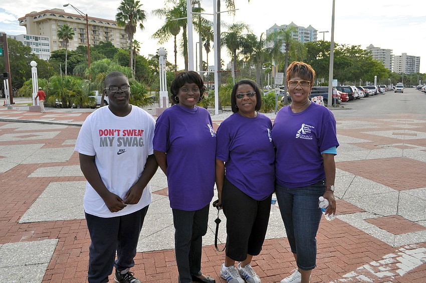 Jonathan Buckley, Valarie Dixon, Cynthia Howard and Sandra Washington