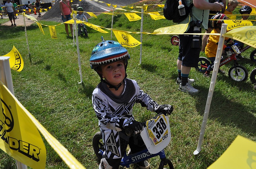 Wyatt Forsyth enjoys his second time riding at Sarasota BMX.
