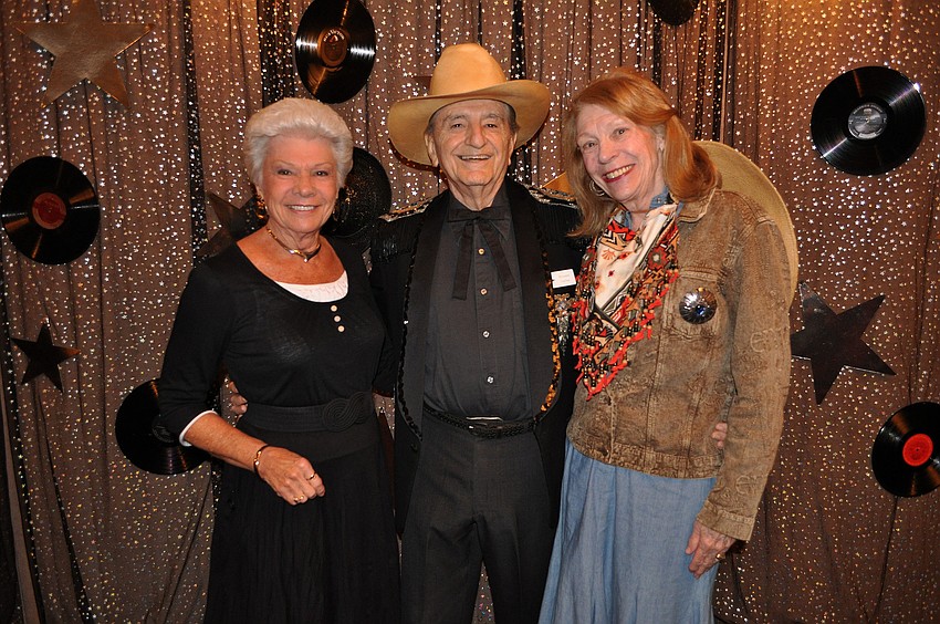 Jean Glasser with Bernard and Diane Gaillet