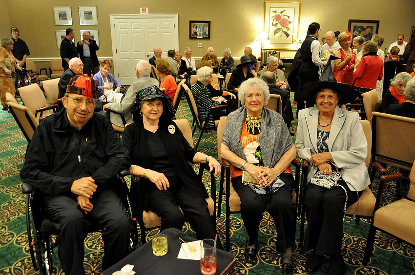 Bob and Inge Gould with Harriet Lowentraub and Lois Auerbach