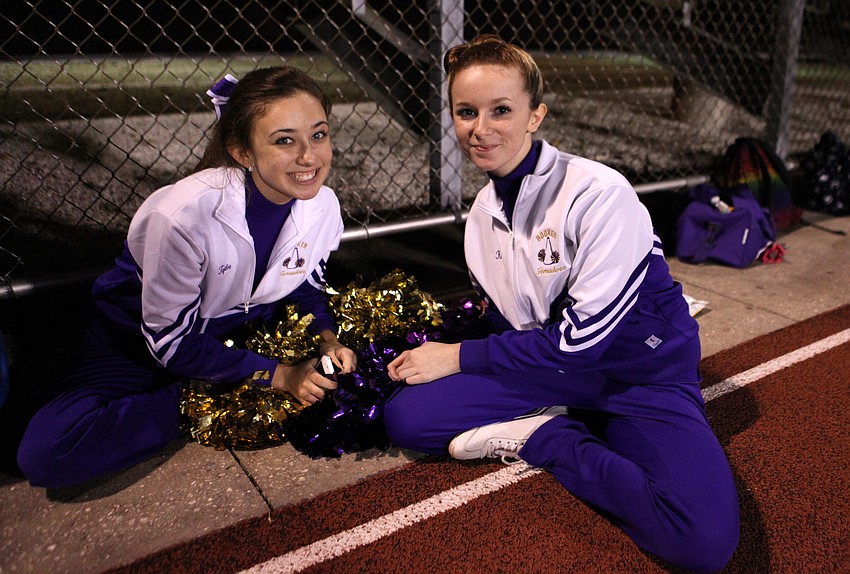 Taylor Balcom, 15, and Kelly Haslup, 15