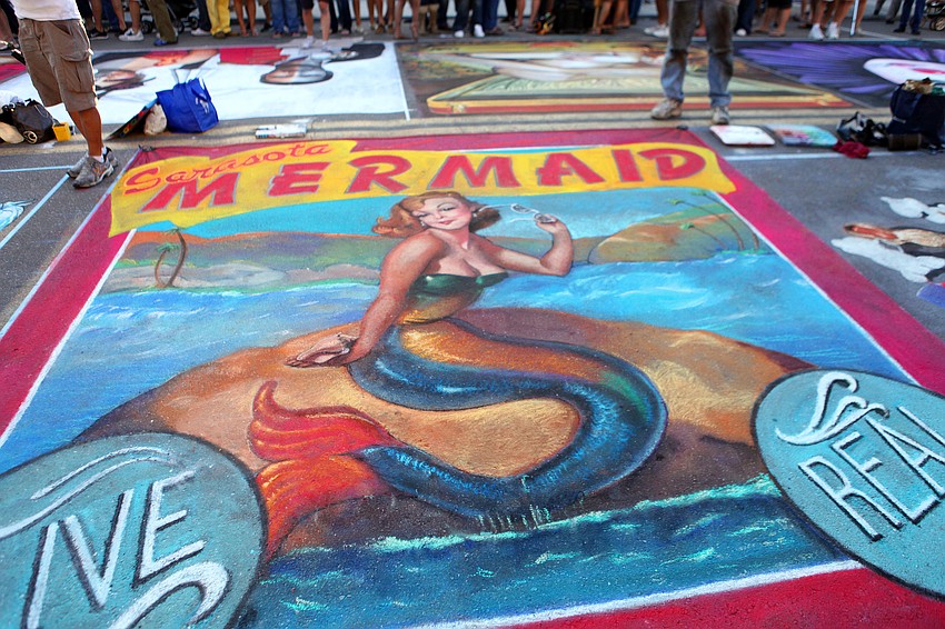 Henry Darnellâ€™s piece for the Sarasota Chalk Festival