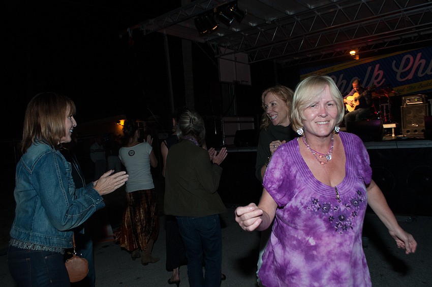 Hazel Brophy dances to the music of Willie Royal and Nicolaas Kraster