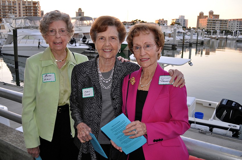 Betty Evans, Mary Scheb and Vivian Browning