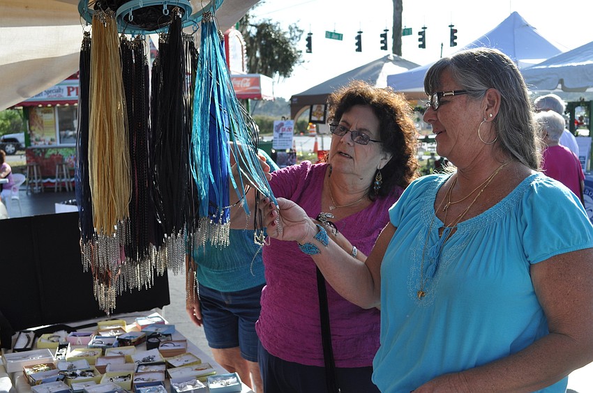 Veronica Ostuni and Sonja Kuehn shopped for accessories.