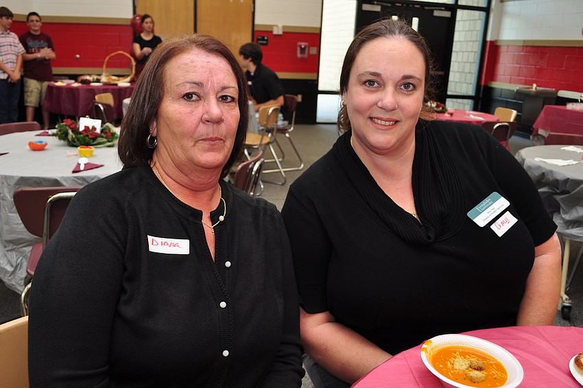 Diana Sheppard and Amy Diss made sure to attend.