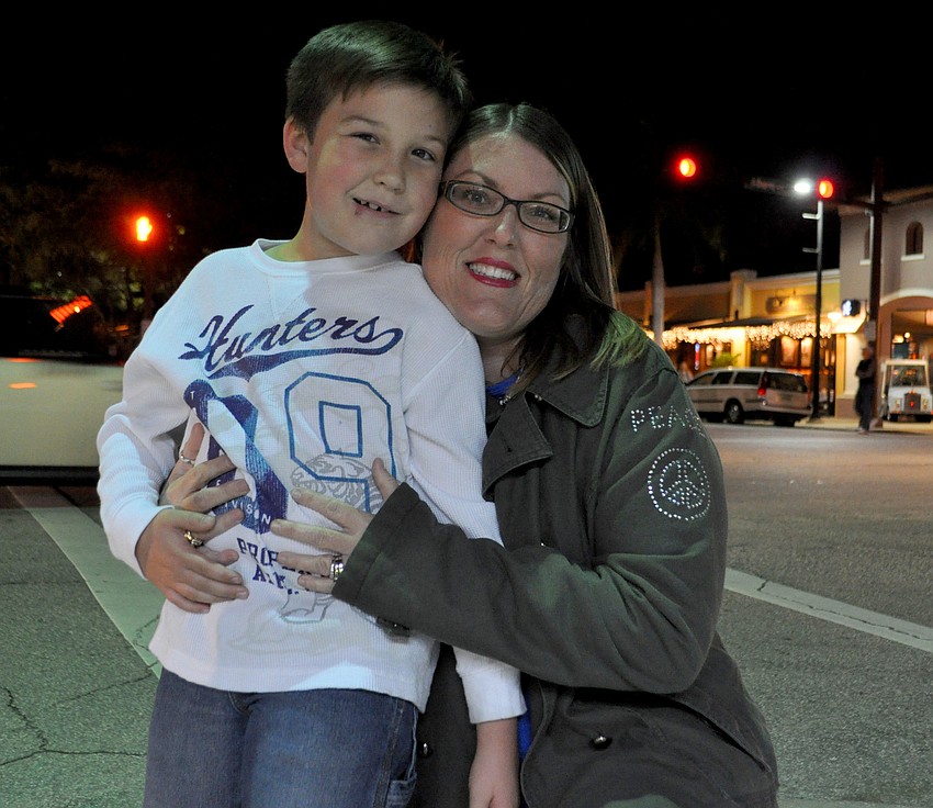 Amber Gager and her son, Joshua