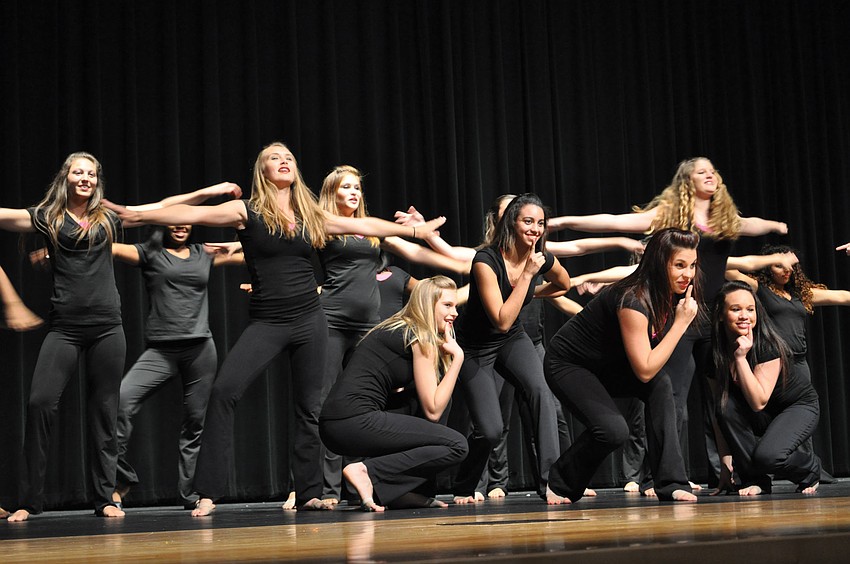 Dancers kept the audience captivated throughout their performance, at Braden River High School's Art & Film Festival March 9. Published March 15, 2012.