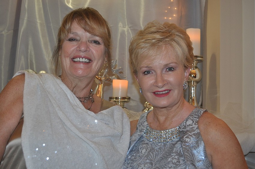 White Christmas organizers Patti Lowe and Barbara Gardner