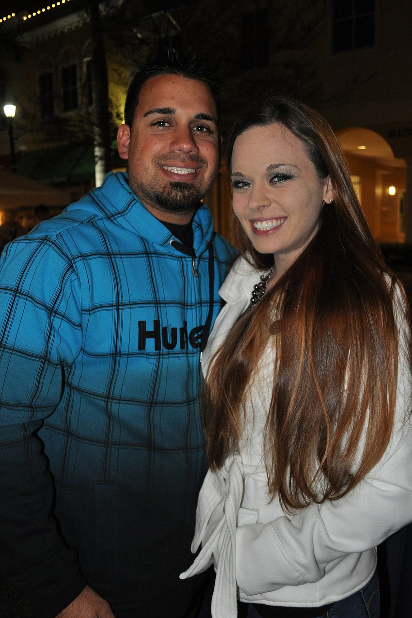 Jason and Erin Stoll grabbed dinner while at the concert.