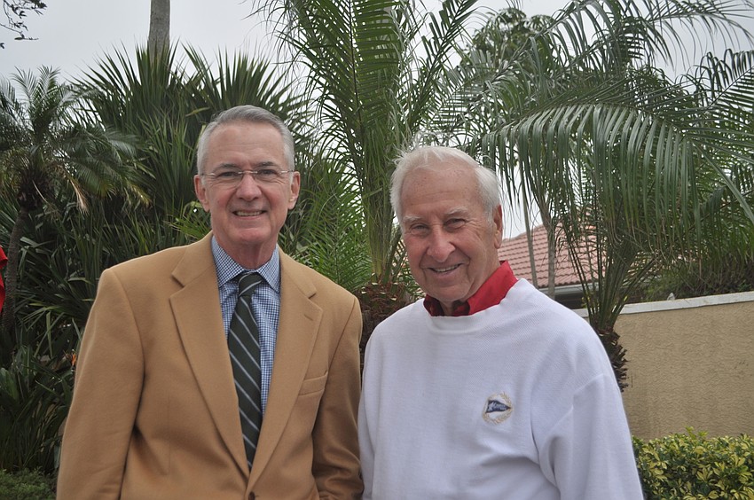 Bird Key Yacht Club Commodore Bob Hunter, Norm Weber
