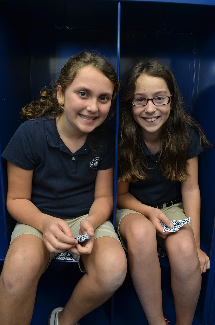 Olivia Knego and Samantha Alves