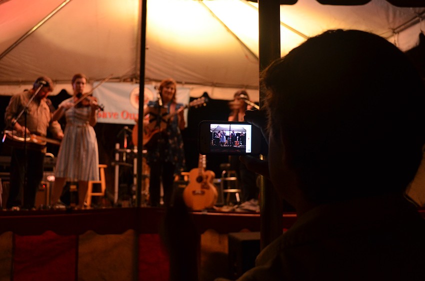 Albert Klenk records his wife Tanya perform with Passerine.