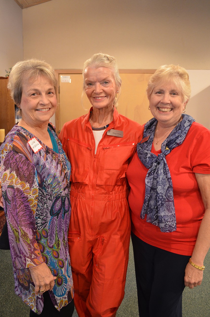 Linda McDonald, Helga Williams and Carole Burkhart