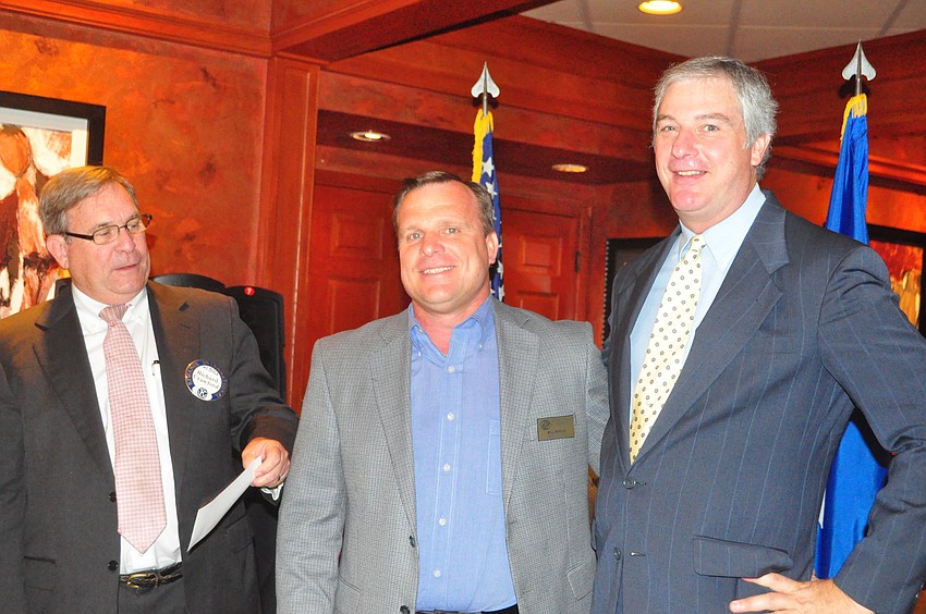 Richard Crawford with Bill Sadlo and Mike Phelan, of Boys & Girls Clubs of Sarasota County
