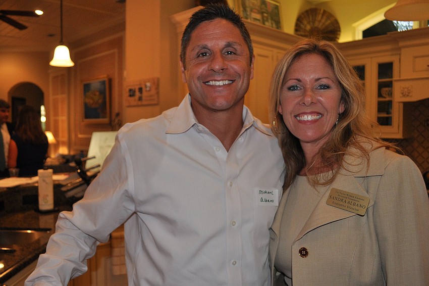 Michael Albano with his wife, Sandra, executive director of the Taylor William Emmons Memorial Foundation.