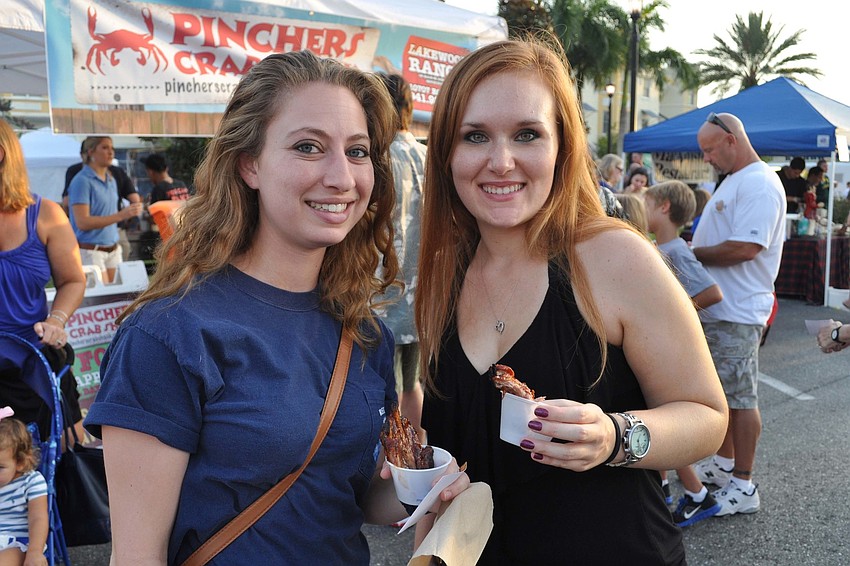 Jandie Schwartz and Whitney Danse enjoyed the night with friends.