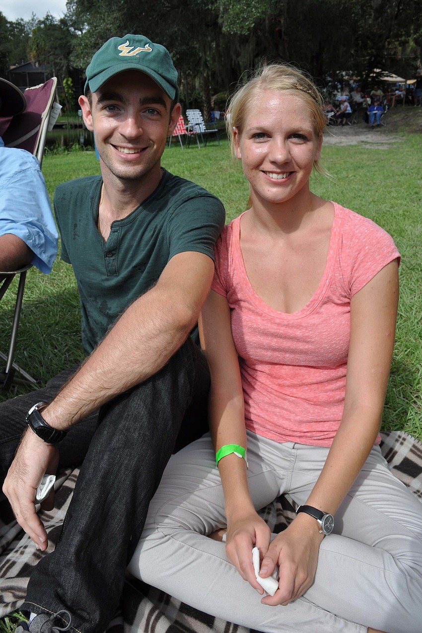 Robert Crapo enjoyed time with his girlfriend, Alana Clanton.