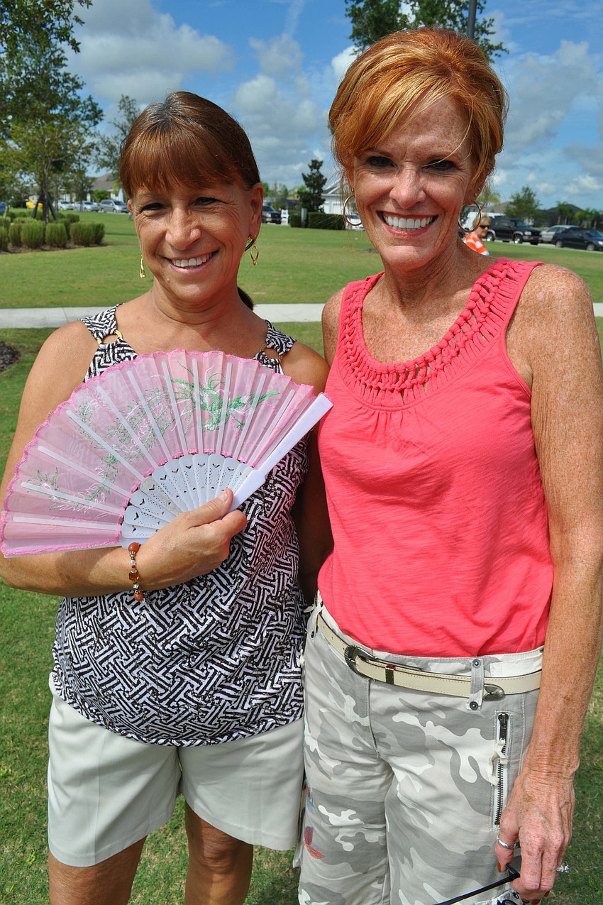 Zena Williamson and Cindy Welsh enjoyed the afternoon together.