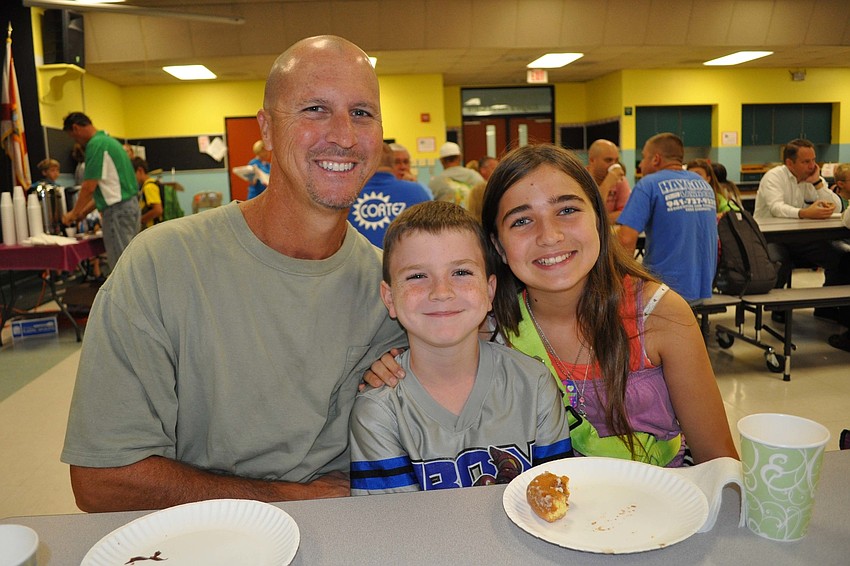 Philip Lieberher came out with his son Matthew and stepdaughter, Madison Wise.